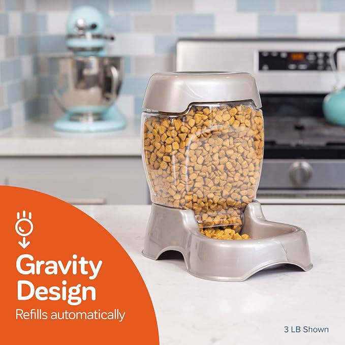 Petmate Pet Cafe Feeder Dog and Cat Feeder Pearlescent Colors 3 Sizes, Made in - Image 2
