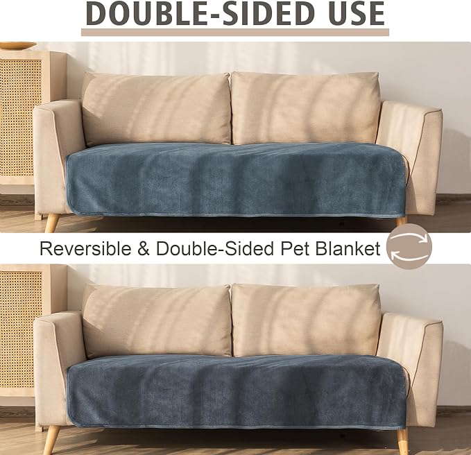 Ameritex Pet Bed Blanket Reversible 100% Waterproof Velvet Super Soft - Image 5