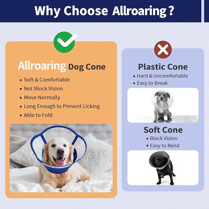 Allroaring Dog Cone Alternative, Soft Dog Cones - Image 7