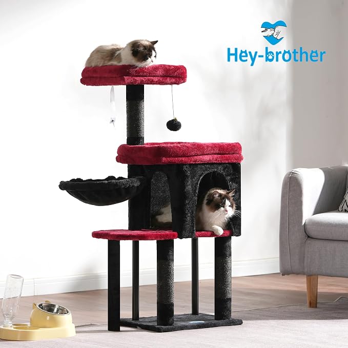 Hey-brother Cat Tree Tower, Scratching Posts - Image 8