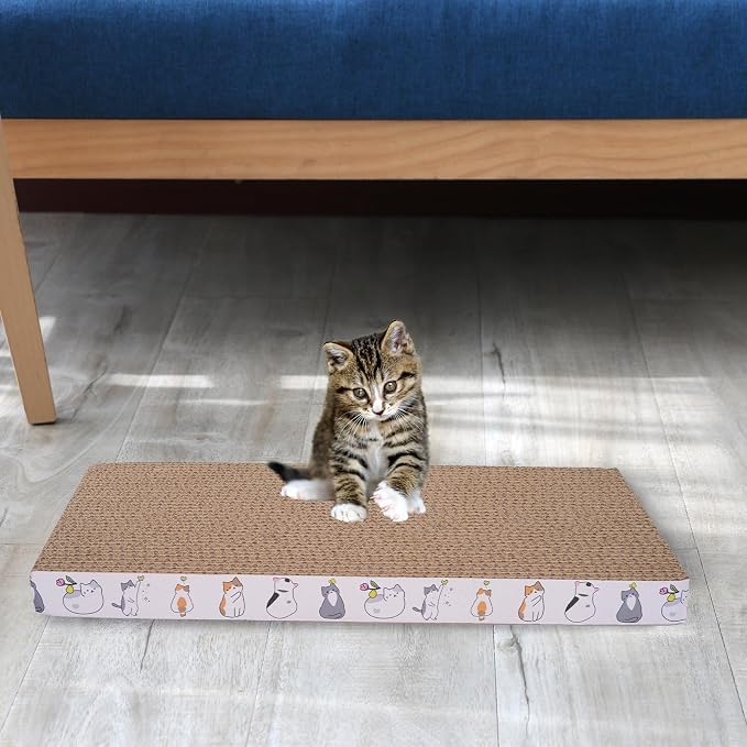 8 Packs cat Scratch pad Toys Reversible cat Scratching Post Cardboard cat - Image 6
