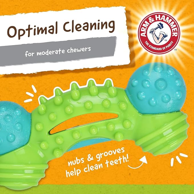 Arm & Hammer for Pets Nubbies Duality Bone Dental Dog Toy - Image 3
