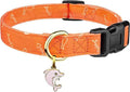 Cotton Handmade Dog Collar Cute and Distinctive Patterns Orange Fish