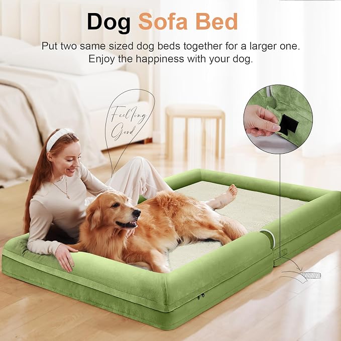 Large Dog Bed Orthopedic Washable: Beds Bolster XXL Bed Big XLarge Dogs Egg - Image 3
