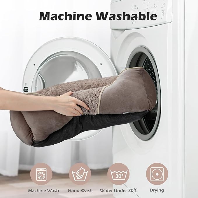 INVENHO Small Dog Bed Rectangle Washable Orthopedic Soft Calming Sleeping - Image 6