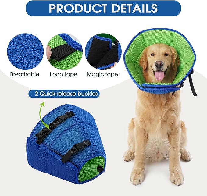 Dog Cone Collar After Surgery, Soft Cone - Image 4