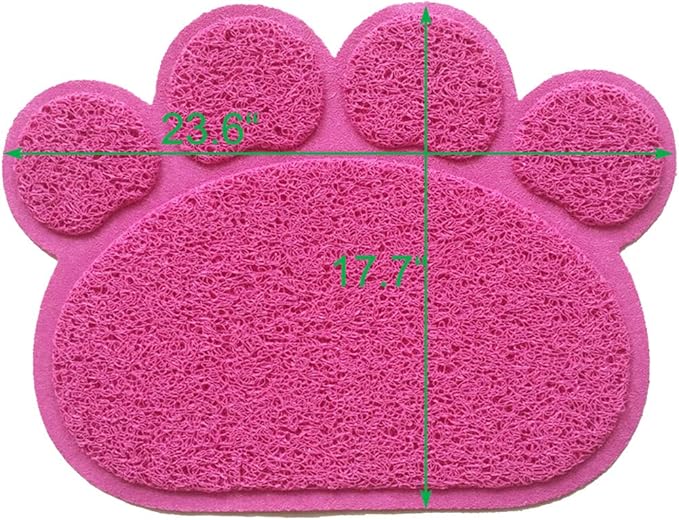 PVC Pet Dog Cat Puppy Kitten Dish Bowl Food Water Feeding Placemat, Non-Slip - Image 4
