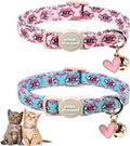 Unique Style Paws Pink Kitten Collars, Cute Valentine Cats Collar by Uniquestylepaws