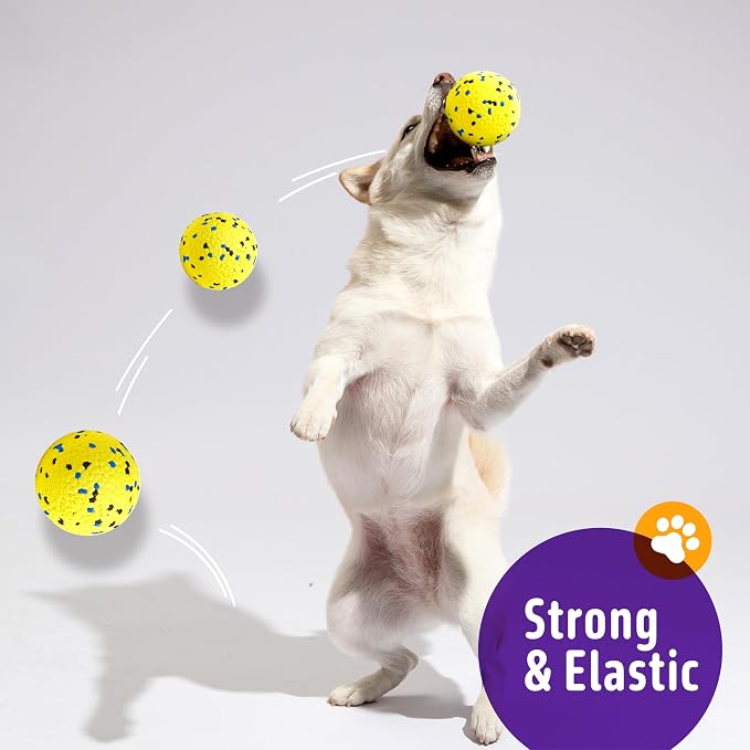 Dog Balls, Chewers Durable Teething Molar Tug Dog Toys, Interactive Fetch Balls - Image 5