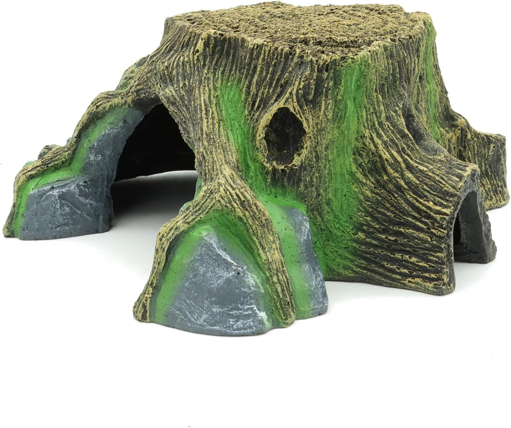Large Resin Turtle Tank Reptile Hideout Cave - GlobalHabitat Supply