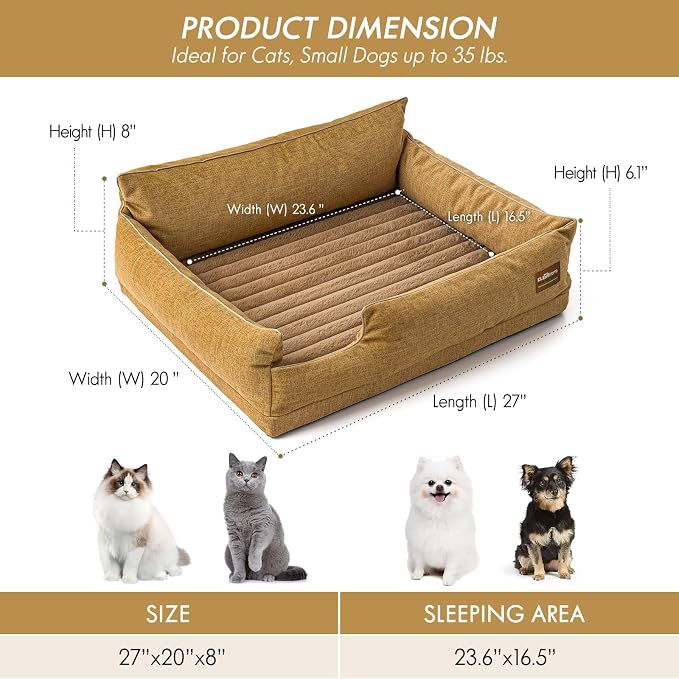 ClevaHome Comfort Orthopedic Dog Sofa Bed - Image 3