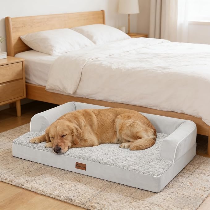 Orthopedic Dog Beds for Large Sized Dogs, Waterproof Egg Crate Foam Large Dog - Image 8