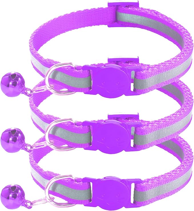 3 Pack Reflective and Breakaway Cat Collars by Unknown