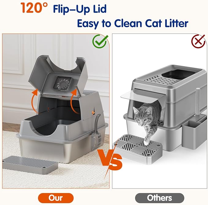 Stainless Steel Litter Box - Image 4