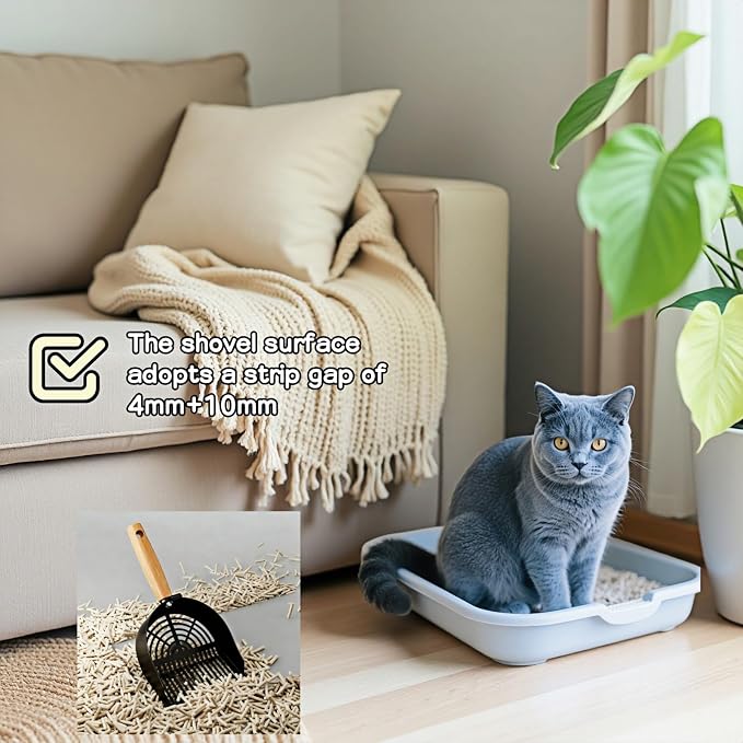 Chinshwehaw Premium Stainless Steel Cat Litter Scoop-Triple Guard - Image 4