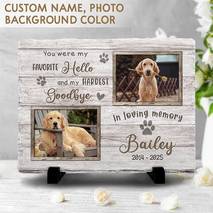 Multicolored Pet Memorial Stones - Image 2