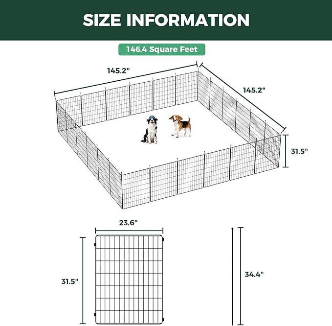 FXW MiniPaws Unleashed Dog Playpen, Expandable & Portable Design - Image 6