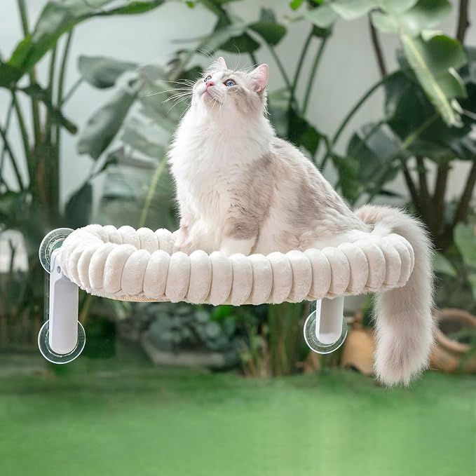 Sunhoo Cat Window Perch Bed Foldable Kitty Windowsill Hammock Shelf Seat Large by Sunhoo