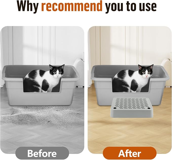 Cat Litter Box Ramp, Litter Box Step Mat - Image 5
