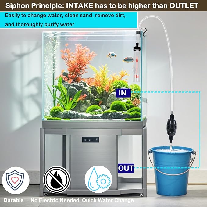 7ft Aquarium Gravel Vacuum Cleaner - Image 6