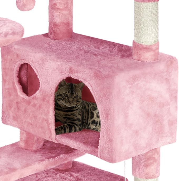 Yaheetech 62in Cat Tree Tower for Indoor Cats, Kitten Furniture - Image 5