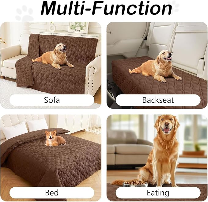 hyha Waterproof Dog Bed Blanket, Soft Pet Blankets, Waterproof Couch Cover - Image 6