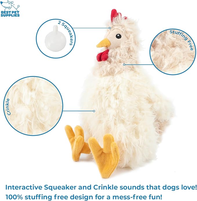 Best Pet Supplies Interactive Squeaky Dog Chew Toy, Ideal Dog Toys - Image 3