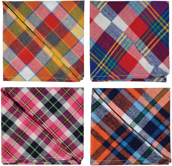 15pcs Dog Bandanas, Dog Scarf Kerchief Bibs Washable Girl Boy Dogs Bandanas Set - Image 4