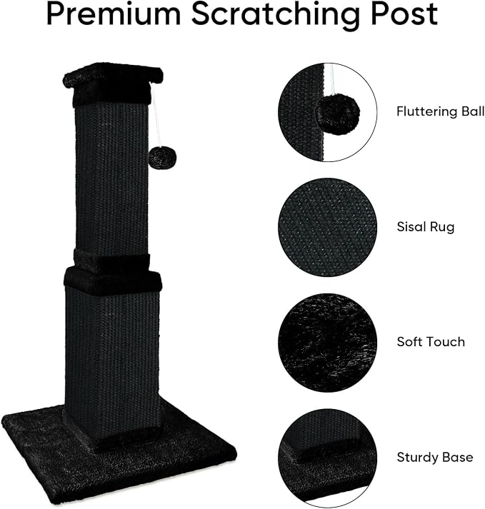 AGYM Cat Scratching Post, 32 Inch Cat Scratching Posts - Image 2