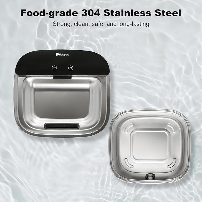 Wireless Cat Water Fountain Stainless Steel, 128oz/3.78L Cordless Automatic - Image 8