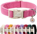 Cute Corduroy Dog Collar by Babolepet