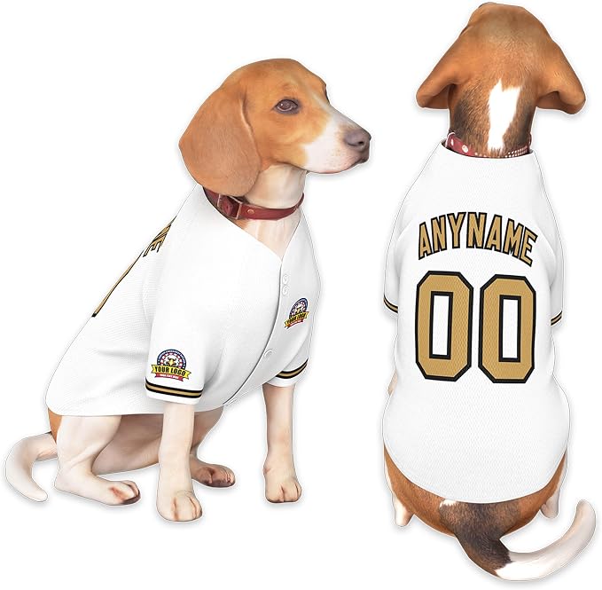 Custom Dog Baseball Jersey by KXK