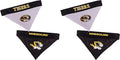 Pets First Collegiate Pet Accessories, Reversible Bandana, Missouri Tigers by PETSFIRST