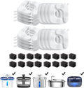 Veken Cat Water Fountain Filters, 16 Pack Replacement Filters & 16 Pack by Veken