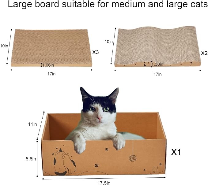 Cat Scratcher Cardboard Scratch Pad Box - Image 5