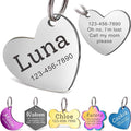 Anavia Personalized Pet ID Tags, Stainless Steel Glossy Laser Engraved Dog Cat by Anavia