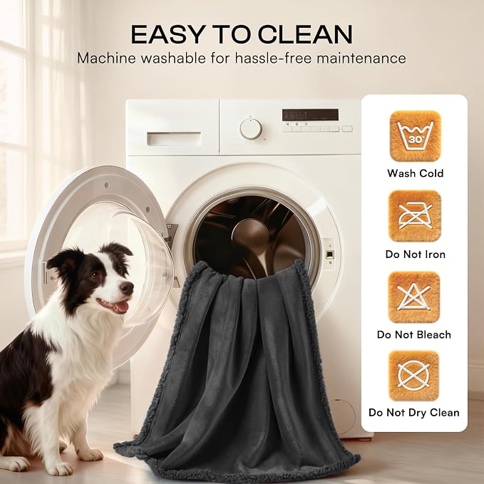 Luciphia Waterproof Pet Blanket, Liquid Pee Proof Dog Blanket - Image 9