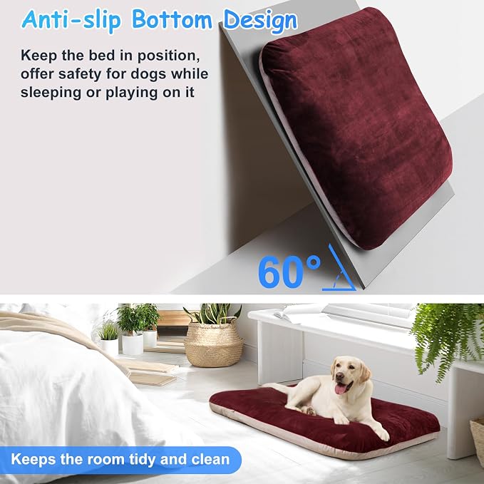 Magic Dog Super Soft Extra Large Dog Bed, 47 Inches Jumbo Orthopedic Foam Pet - Image 4