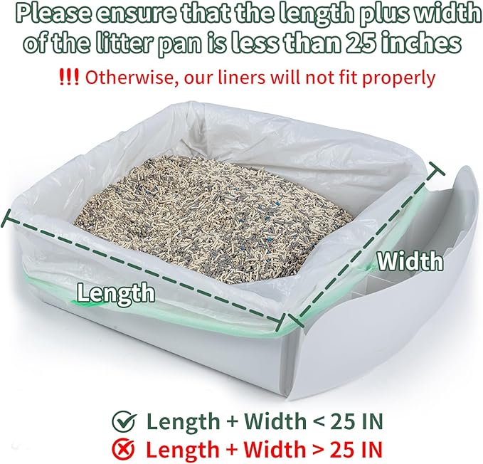 ANWA 120 Count Cat Litter Box Liners - Image 2