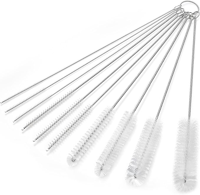 CiaraQ Bottle Cleaning Brushes, 9.8 Inch Nylon Tube Brush Set, Cleaner by CiaraQ
