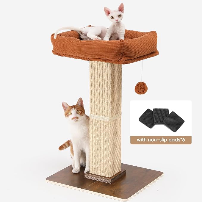 FUKUMARU Cat Scratching Post, Retro-Style Tall Scratch Posts - Image 9