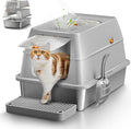 Stainless Steel Cat Litter Box by Eosarcu
