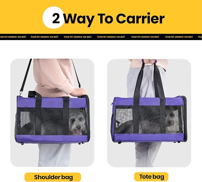 Dog Carrier Soft Sided, Large Cat Carrier - Image 6