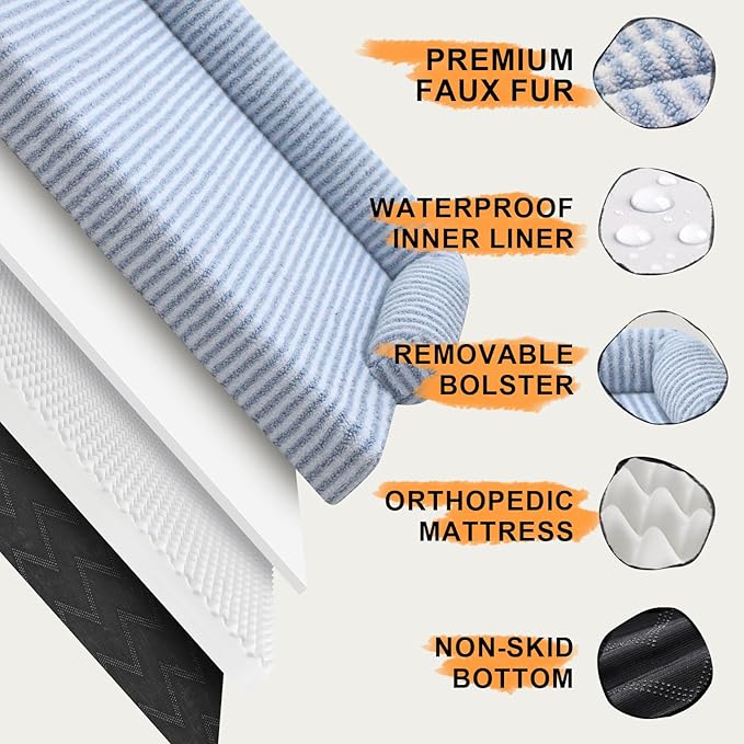 Dog Bed Medium Size Dog-Orthopedic Waterproof Bed - Image 5
