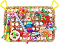 KATUMO Bird Toys, Bird Foraging Wall Toy, Edible Seagrass Woven Climbing by KATUMO
