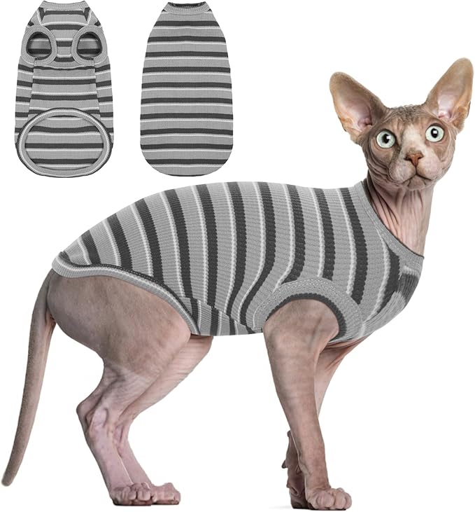 BRKURLEG Hairless Cats T Shirt, Cat Sweaters, Pullover Kitten Shirts, by BRKURLEG