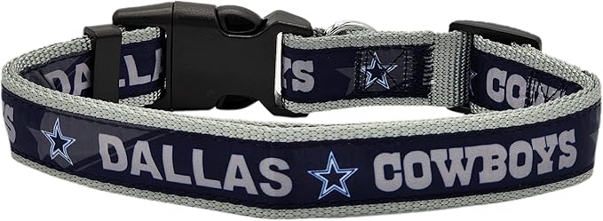 NFL PET Dallas Cowboys Dog Collar, Small Football Team Collar by PETSFIRST
