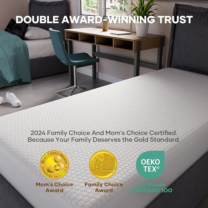 OhGeni 100% Waterproof Mattress Protector, Twin XL Size Mattress Soft Pad - Image 8