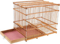 Hemoton Portable Lightweight Bamboo Bird Cage by HEMOTON