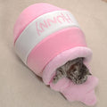 Honey Pot Cat Cave Bed, Soft and Thick Rebound Sponge Pet Nest by Romaneco